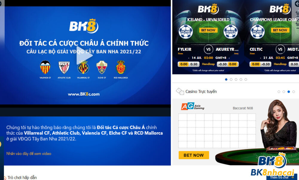 Giới thiệu sơ lược về BK8