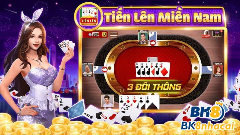 Tiến Lên BK8 là phiên bản chơi trò chơi bài Tiến Lên tại nhà cái BK8